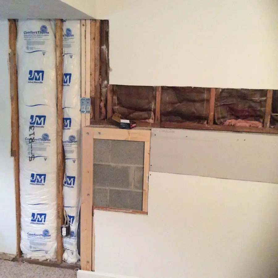 Wall insulation replacement during Structural Drying in Frankstown